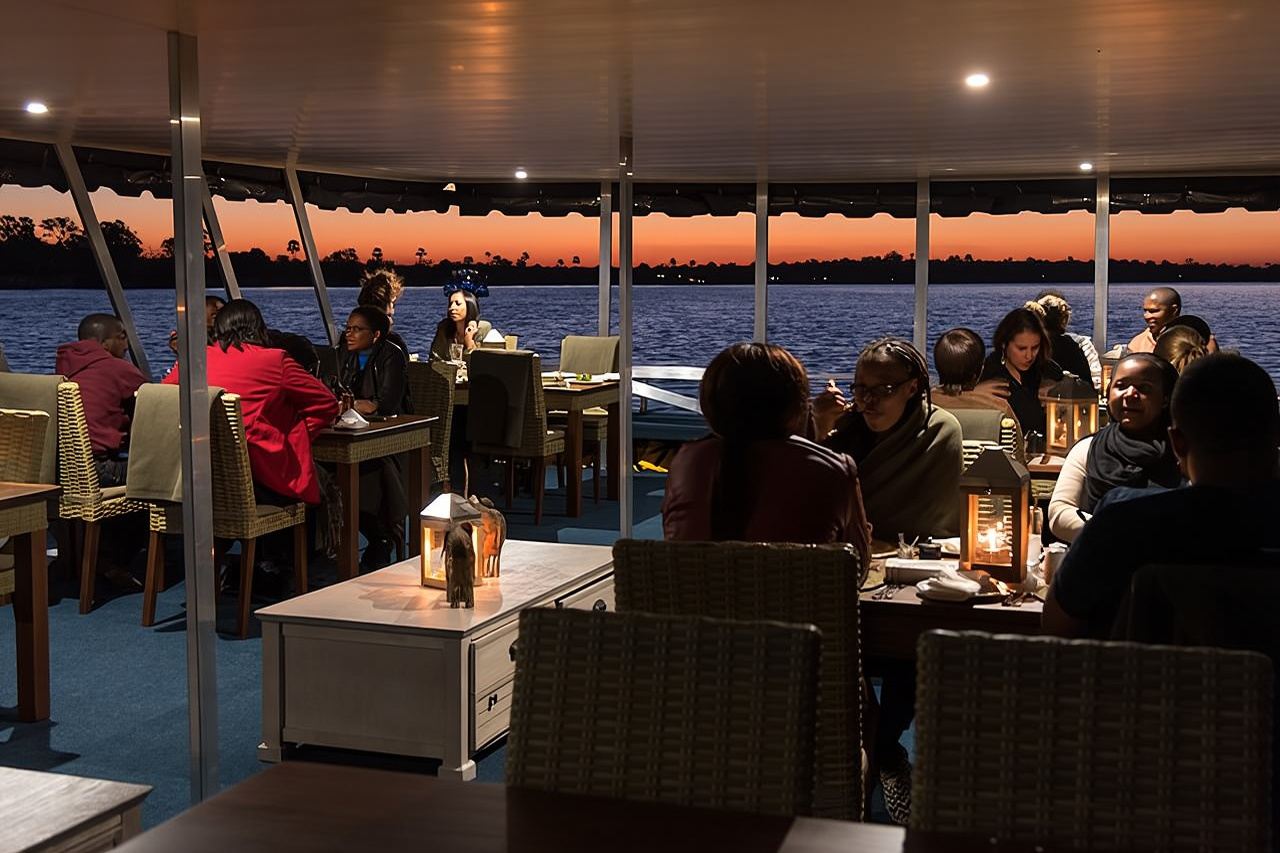 Dinner Cruise on the Zambezi River, Victoria Falls