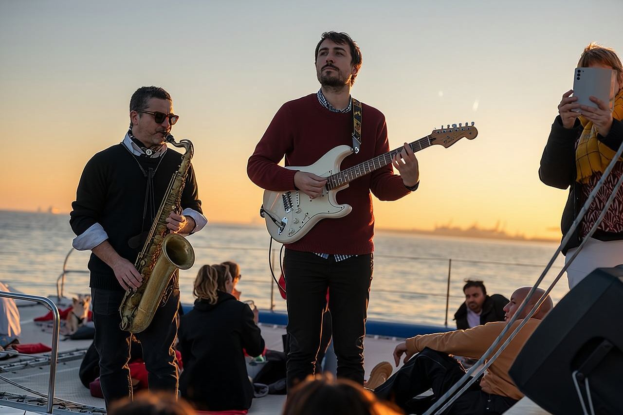 Barcelona Sunset Live Jazz Music Cruise