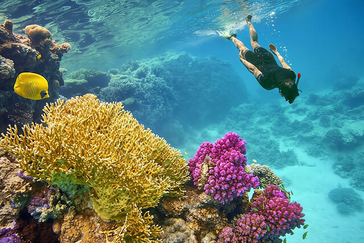 Ain Sokhna snorkeling and submarine cruise with lunch from Cairo