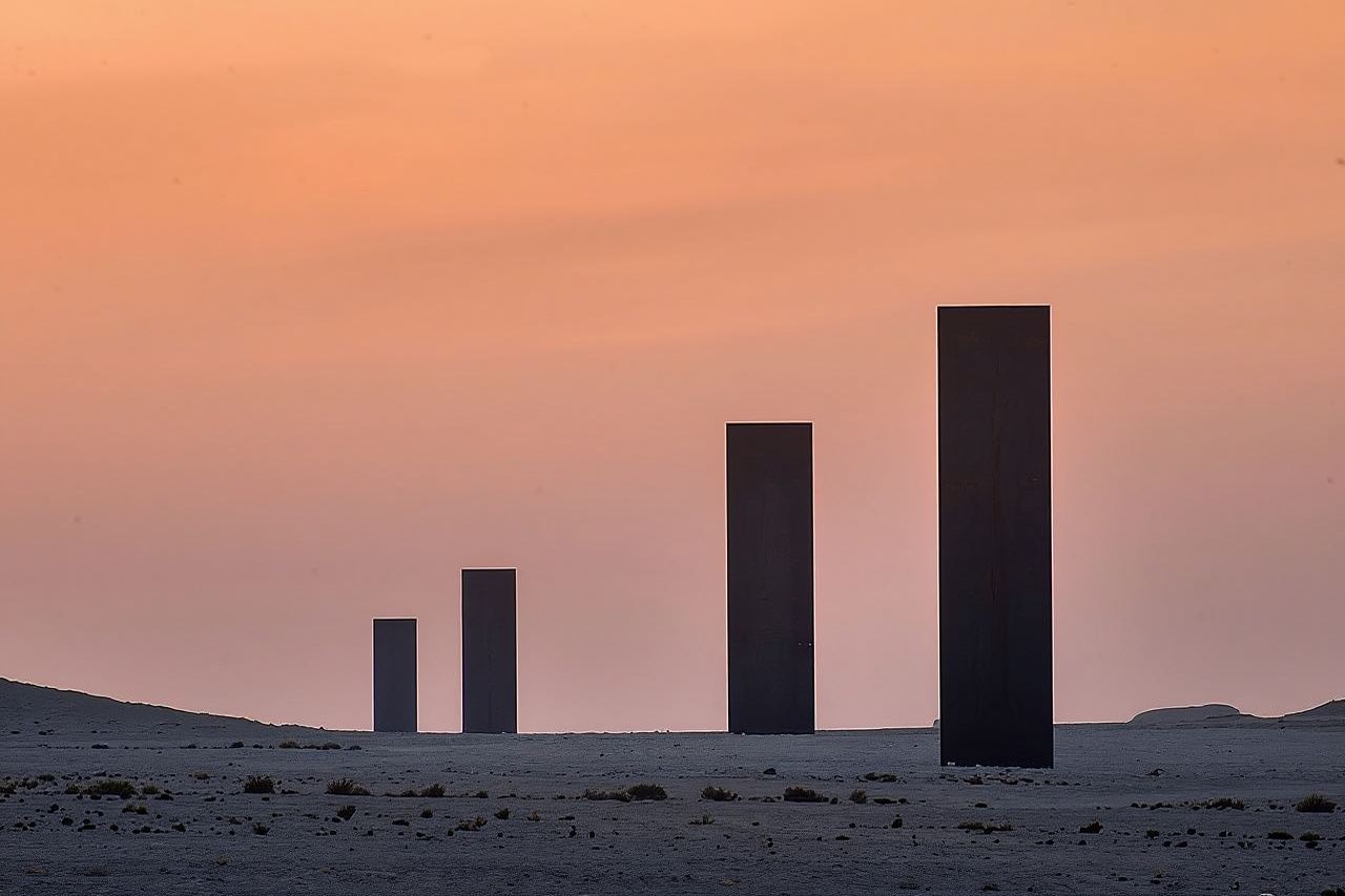 West of Qatar Tour || Richard Serra || Mushroom Rock Formation
