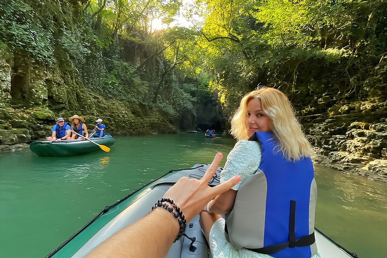 Tour CANYONS E GROTTE da Kutaisi - Okatse, Martvili e Prometeo