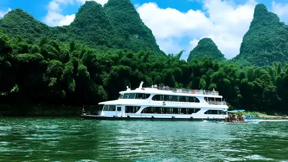 桂林漓江四星遊船/漓江三星遊船一日遊丨含餐|全景漓江4小時