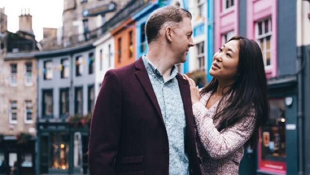 Servizio fotografico privato a Edimburgo con un fotografo professionista