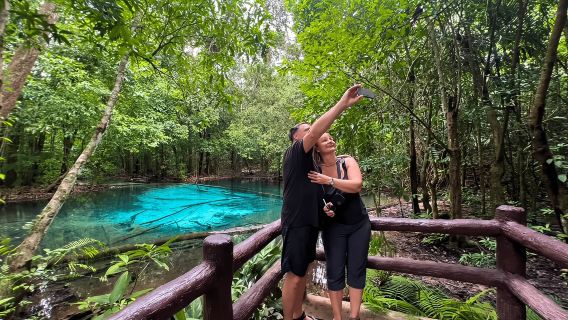 Krabi: Tiger Temple, Hot Springs & Crystal Pool Jungle Tour