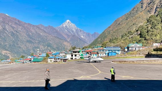Billet d'entrée d'avion pour Lukla depuis Katmandou pour le trek de l'Everest