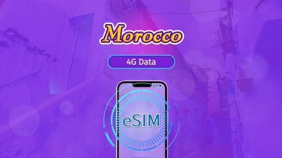 Marocco | eSIM 5G/4G | Pacchetto totale | Fatturazione ogni 24 ore | 30 giorni | Codice QR