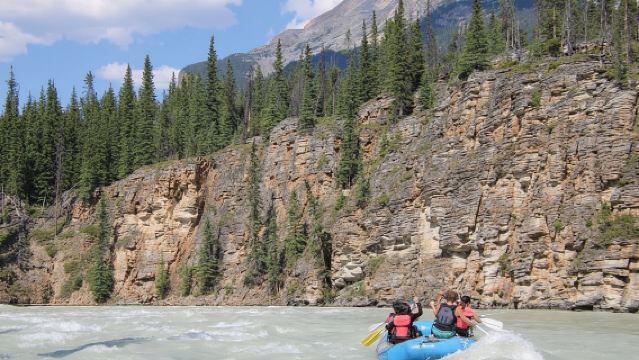 Jasper: Athabasca Falls River Rafting Adventure