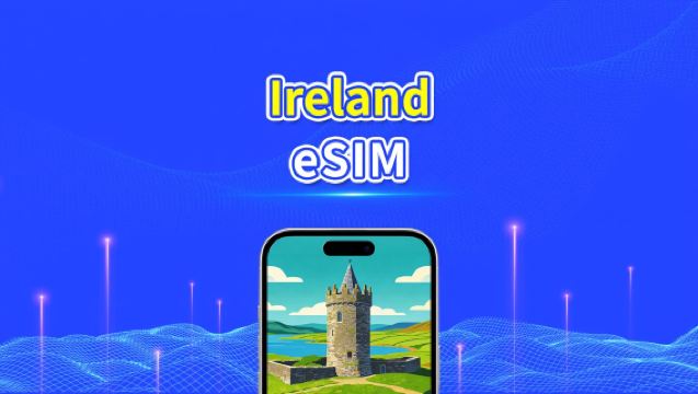 İrlanda eSIM | 4G/5G | Yüksek Hızlı İnternet | 24 Saat Faturalandırma | 1-30 Gün Arası Seçenekler | QR Kodu