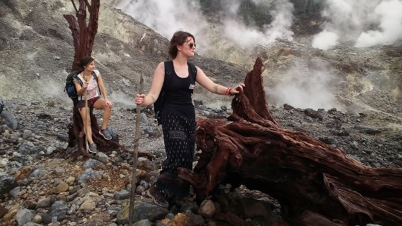 volcano hike and jungle trekking adventure