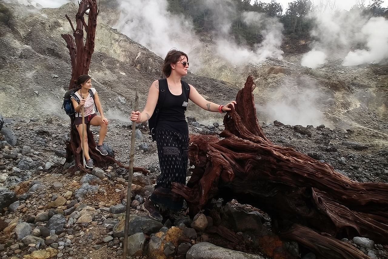 volcano hike and jungle trekking adventure