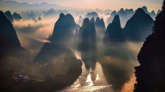 Xianggong Hill Cormorant fishing show Fuli ancient bridge DayTour