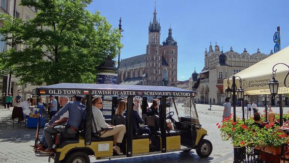 Grand City Tour di Cracovia in golf cart - Tutti e 3 i distretti