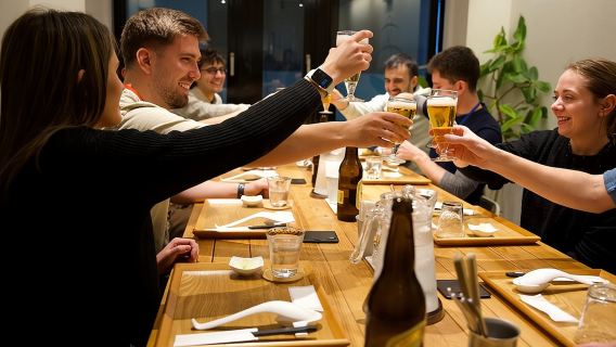 Ночная экскурсия по ресторанам японской кухни в Уэно.