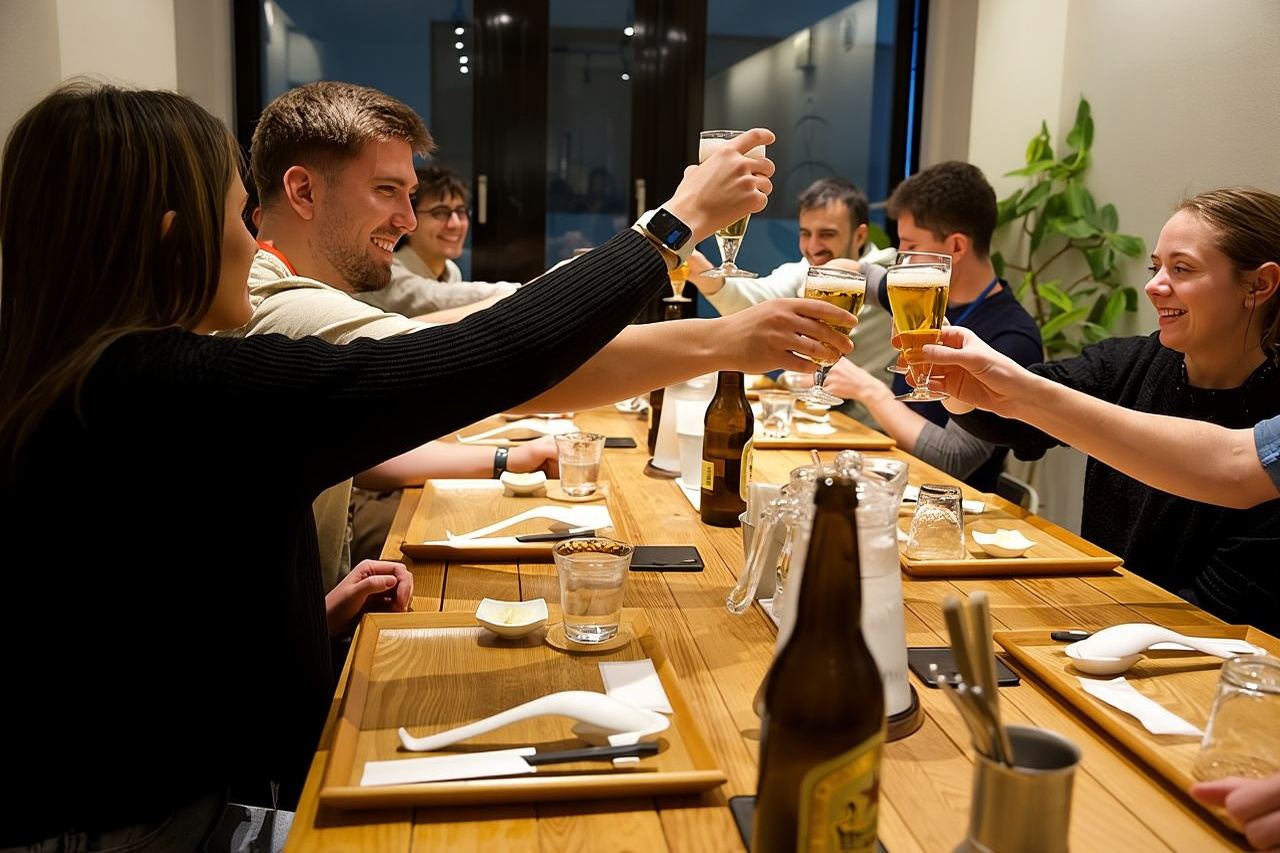 Ночная экскурсия по ресторанам японской кухни в Уэно.