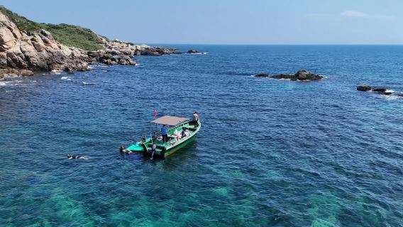 大洲島半日遊 上島遊玩+浮潛+海釣+送拍攝+提供浮潛裝備