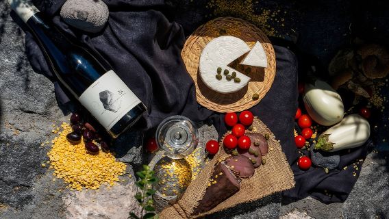 Tour privato del vino a Santorini con cena e tramonto a Oia