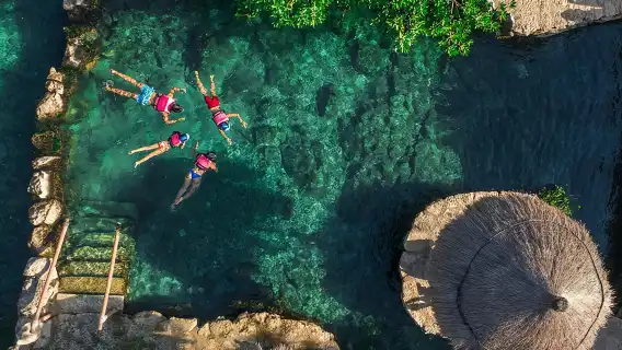 Xcaret Park Day Trip, transportation and Cultural Night Show
