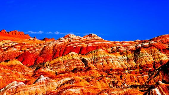 Tour tham quan Hẻm núi lớn Zhangye Colorful Danxia và Hồ Pingshan trong một ngày (Nhóm nói tiếng Trung)