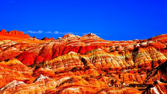 Tur Satu Hari Grand Canyon Danau Pingshan dan Danxia Berwarna-warni Zhangye (Grup Berbahasa Mandarin)