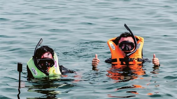 Desde Singapur: Snorkel privado y canoa en la isla de Batam