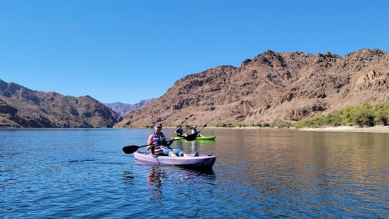 Lake Mead: VIP-Kajaktour zum Hoover-Staudamm mit Mittagessen