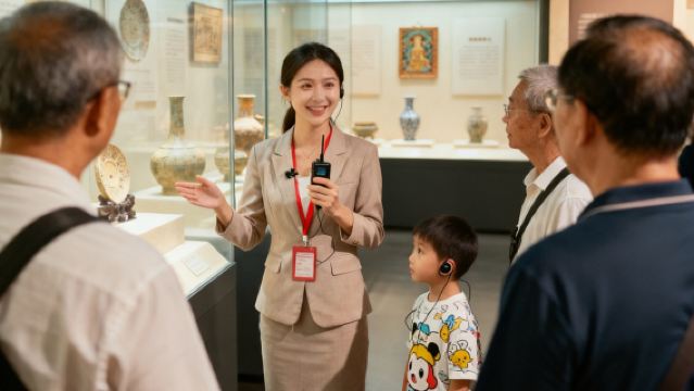 海南省博物館2小時人員導覽【大笙說簽約講師◆黃金兩場10:00|14:00◆尊享耳機◆可升級私家團】