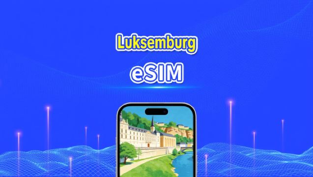 Luksemburska eSIM | Szybki transfer danych | 4G/5G | Pakiety dzienne/pakiety danych | Rozliczenie 24-godzinne | 1-30 dni | Kod QR