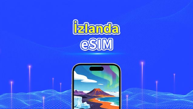 İzlanda eSIM | Yüksek Hızlı İnternet | 5G/4G | Günlük Paket/Veri Paketi | 24 Saat | 1-30 Gün | QR Kodu