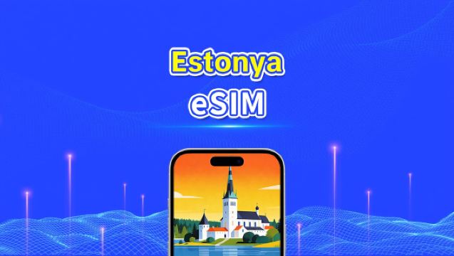 Estonya eSIM | Yüksek Hızlı İnternet | 5G/4G | Günlük Paket/Veri Paketi | 1-30 Gün | 24 Saat | QR Kodu