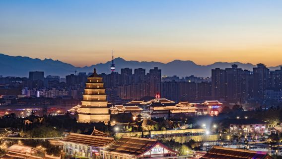 西安千古情+城牆+鐘鼓樓+大雁塔·大唐不夜城(私家團)一日遊