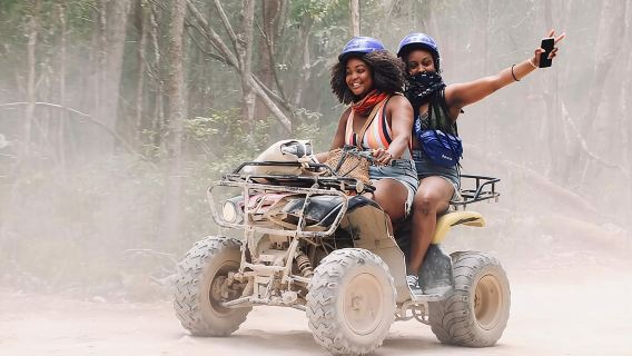 Chuyến thám hiểm rừng thiêng bằng xe địa hình ATV Cenote và Zipline