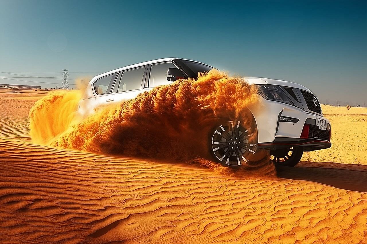 Evening Dubai Desert Safari Experience with Dinner and Shows
