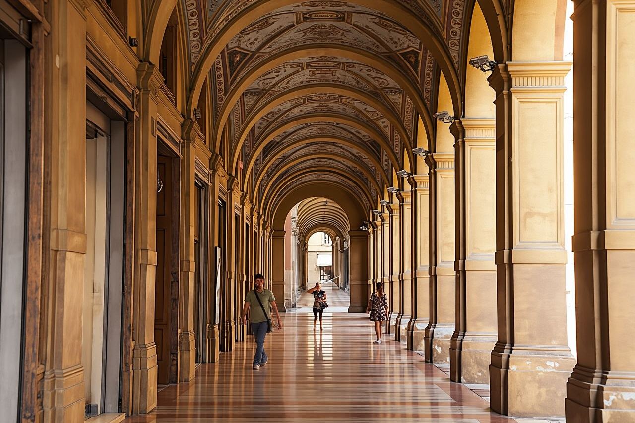 Portici di Bologna and Basilica di San Luca guided tour
