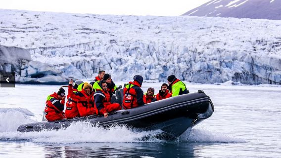 Jökulsárlón Glacier Lagoon Zodiac Tour (Single Boat Ticket/ 45 Minutes / May to October)