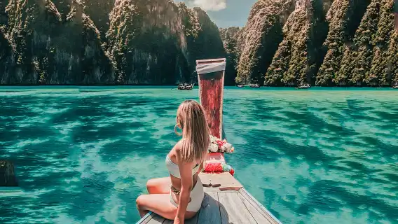 布吉皮皮島瑪雅灣+蜜月島一日遊 自營白月光長尾船旅拍可選