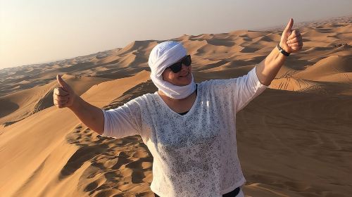 Dubai: Unique MORNING Quad Bike Red Dunes Safari Day Tours 3