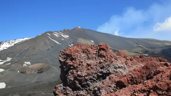 From Catania: Etna tour to the Base of the Summit Craters