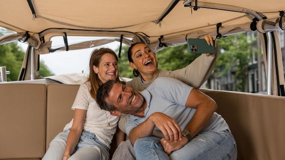 อัมสเตอร์ดัม: ล่องเรือเปิดคลอง (พร้อมตัวเลือก Spritz ฟรี)