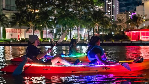 L.E.D. Light Kayak Miami City Lights