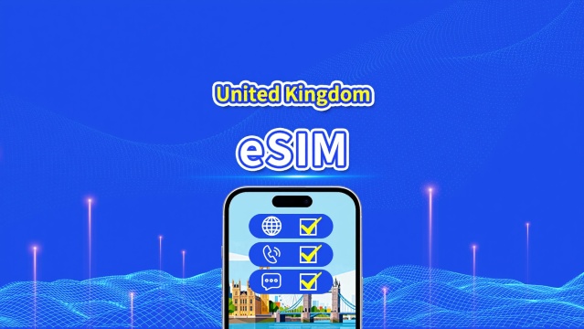 UK 5G eSIM | CTExcel (Rangkaian EE) | Pelan Data Penuh dengan Panggilan & SMS | 7-30 Hari | Penagiha