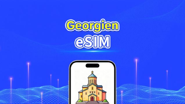 Georgien eSIM | 4G | Höghastighetsdata | Daglig paket/datapaket | 24 timmar | 1-30 dagar | QR-kod
