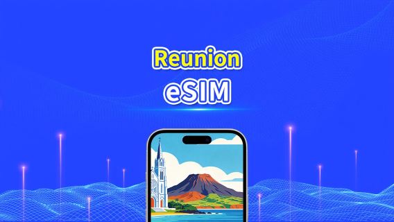 Réunion 5G eSIM | Jaringan Ganda | Mendukung AI & TikTok Sepenuhnya | Paket Data Harian/Total | 1–30 Hari | Penagihan 24 Jam | Kode QR