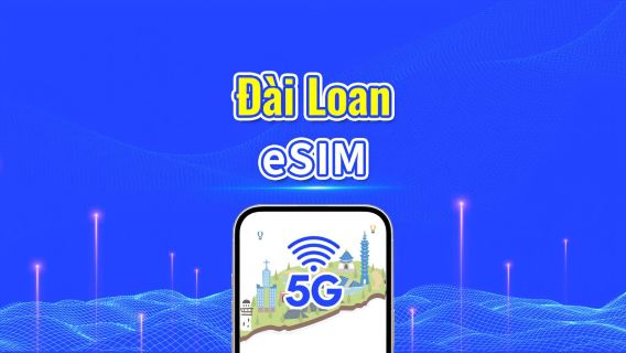 Đài Loan 5G eSIM | | Gói dữ liệu ngày/tổng | 1–30 ngày | Tính phí 24 giờ | Mã QR