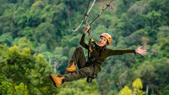 Чиангмай Skyline Adventure: тарзанка, гигантские качели, карт-бобслей и трансфер из города