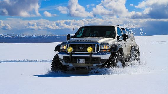 Golden Circle Gletscher-Super-Jeep-Tour / geführte Privatgruppe