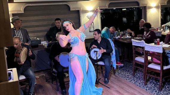 Cairo dinner cruise in Nile River ,Belly Dance and Tanura Show