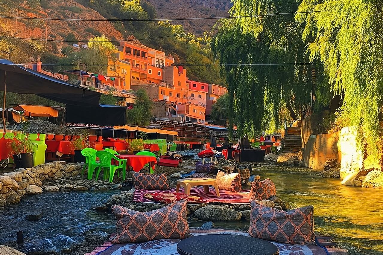 Marrakech: gita privata di un giorno ai villaggi e alle cascate della valle dell'Ourika