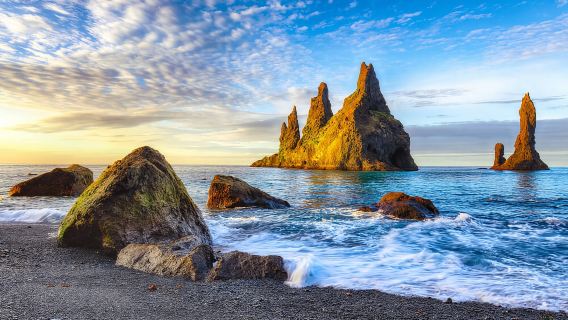 Hof, Skaftafell National Park, and Blue Ice Cave one-day tour