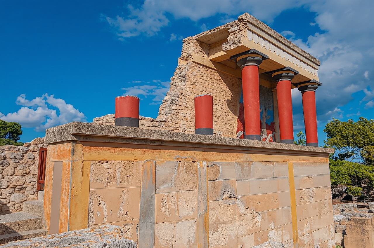 Private guided tour of Crete with Knossos Palace and Lassithi Plateau