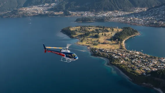 New Zealand South Island Queenstown Glacier Helicopter Tour / Queenstown Panoramic Helicopter Tour / Southern Alps Glacier Tour - Including Glacier Landing